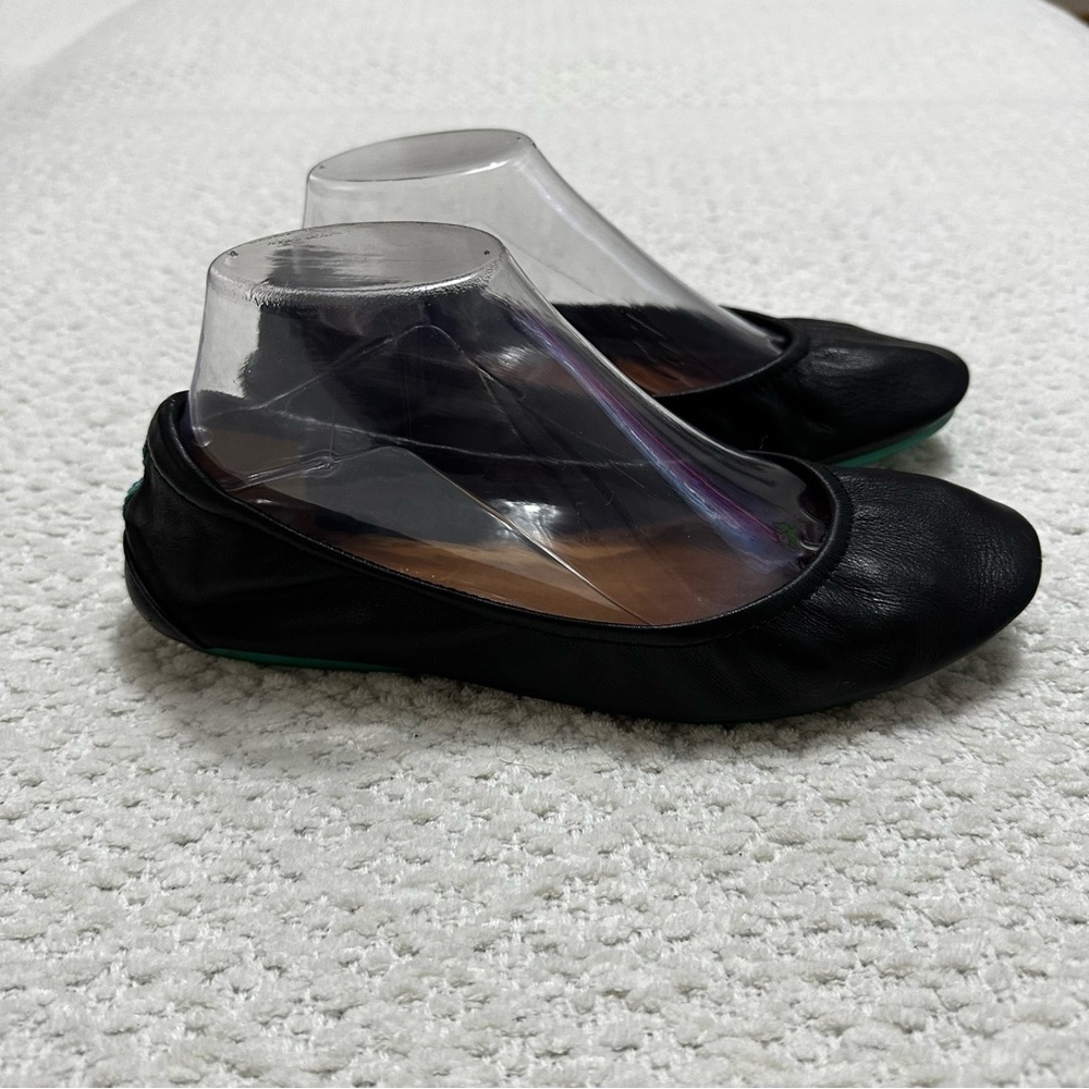 Tieks By Gavrieli Shoes Casual Slip On Ballet Flats Black Leather Women’s Size 8
